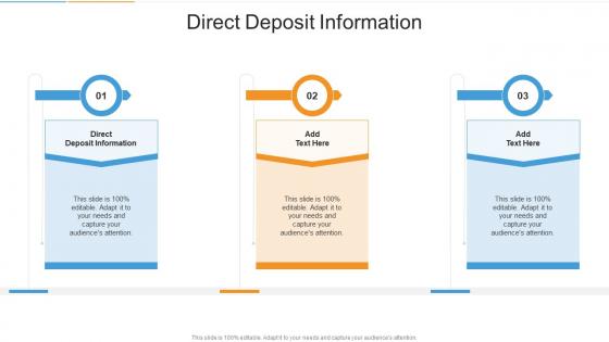 Direct Deposit Information In Powerpoint And Google Slides Cpb