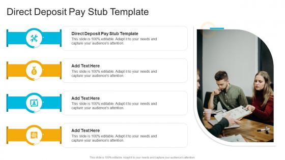 Direct Deposit Pay Stub Template In Powerpoint And Google Slides Cpb