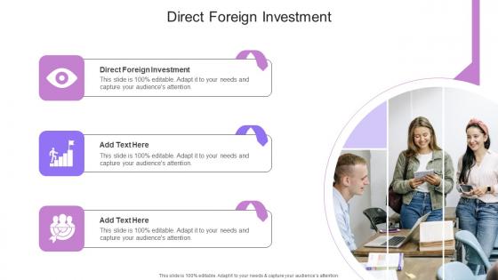 Direct Foreign Investment In Powerpoint And Google Slides Cpb
