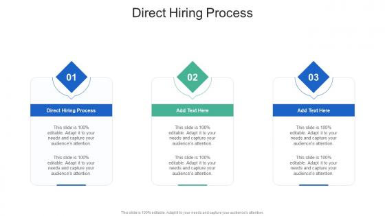 Direct Hiring Process In Powerpoint And Google Slides Cpb