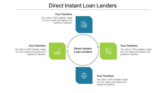 Direct instant loan lenders ppt powerpoint presentation outline model cpb