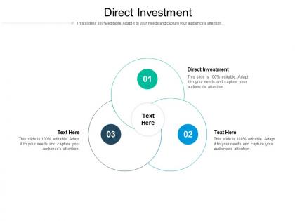 Direct investment ppt powerpoint presentation ideas information cpb