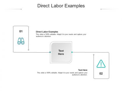 Direct labor examples ppt powerpoint presentation layouts slide download cpb