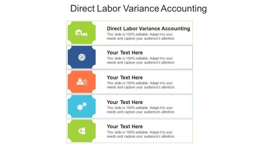 Direct labor variance accounting ppt powerpoint presentation professional graphic cpb