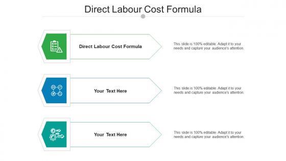 Direct labour cost formula ppt powerpoint presentation infographics introduction cpb