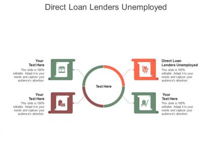 Direct loan lenders unemployed ppt powerpoint presentation layouts images cpb