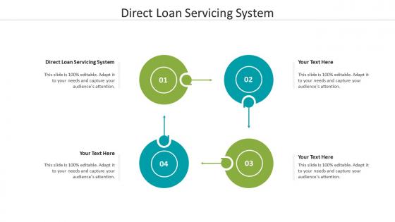 Direct loan servicing system ppt powerpoint presentation layouts visual aids cpb