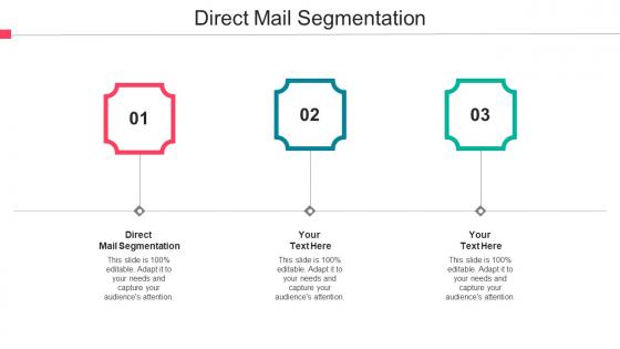Direct Mail Segmentation Ppt Powerpoint Presentation Outline Master Slide Cpb