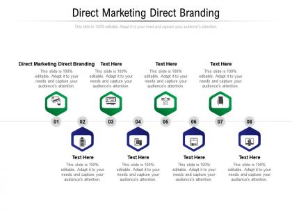Direct marketing direct branding ppt powerpoint presentation show icons cpb