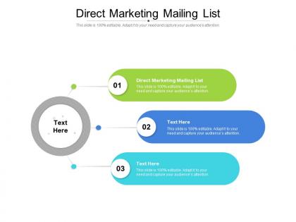 Direct marketing mailing list ppt presentation icon graphics template cpb