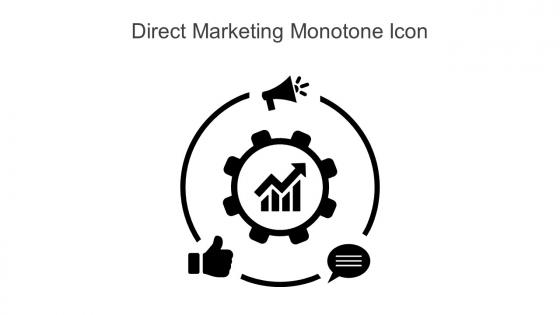 Direct Marketing Monotone Icon In Powerpoint Pptx Png And Editable Eps Format