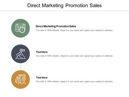 Direct marketing promotion sales ppt powerpoint presentation layouts pictures cpb