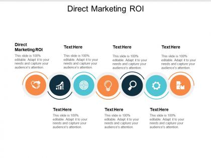 Direct marketing roi ppt powerpoint presentation icon designs cpb
