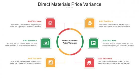 Direct Materials Price Variance Ppt Powerpoint Presentation Infographics Graphics Cpb