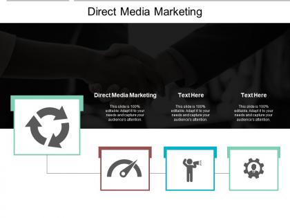 Direct media marketing ppt powerpoint presentation gallery slide cpb