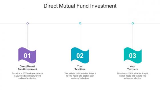 Direct Mutual Fund Investment Ppt Powerpoint Presentation Images Cpb
