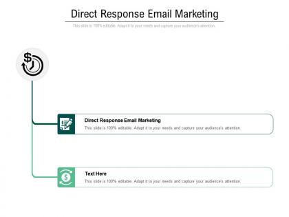 Direct response email marketing ppt powerpoint presentation summary icons cpb