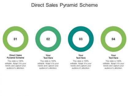 Direct sales pyramid scheme ppt powerpoint presentation gallery diagrams cpb