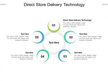 Direct store delivery technology ppt powerpoint presentation file model cpb
