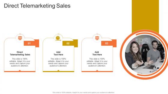 Direct Telemarketing Sales In Powerpoint And Google Slides Cpb