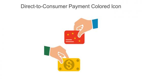 Direct To Consumer Payment Colored Icon In Powerpoint Pptx Png And Editable Eps Format