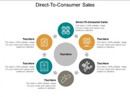 Direct to consumer sales ppt powerpoint presentation icon graphics download cpb