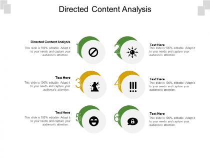 Directed content analysis ppt powerpoint presentation ideas templates cpb