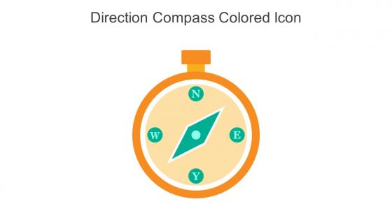 Direction Compass Colored Icon In Powerpoint Pptx Png And Editable Eps Format