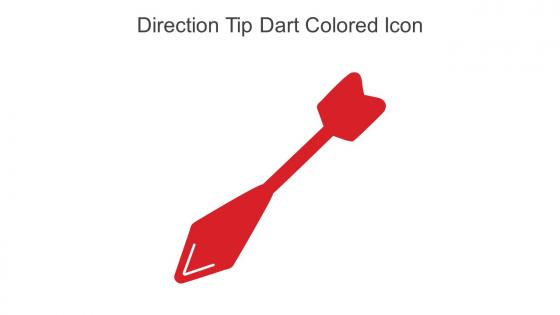 Direction Tip Dart Colored Icon In Powerpoint Pptx Png And Editable Eps Format