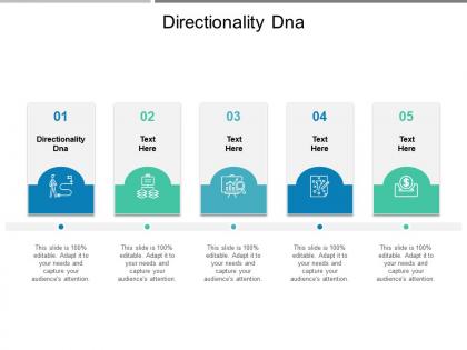 Directionality dna cpb ppt powerpoint presentation icon graphic tips cpb