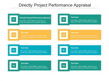 Directly project performance appraisal ppt powerpoint presentation pictures gallery cpb