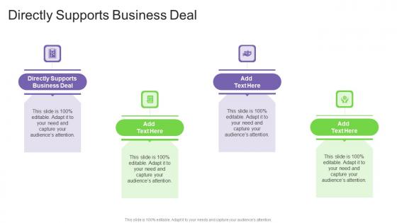 Directly Supports Business Deal In Powerpoint And Google Slides Cpb