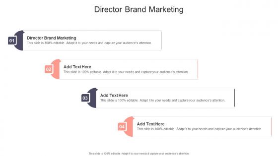 Director Brand Marketing In Powerpoint And Google Slides Cpb