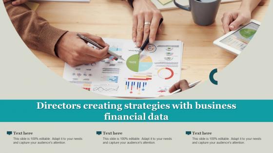 Directors Creating Strategies With Business Financial Data