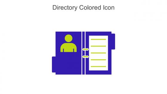 Directory Colored Icon In Powerpoint Pptx Png And Editable Eps Format