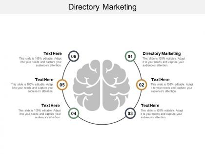 Directory marketing ppt powerpoint presentation icon example cpb