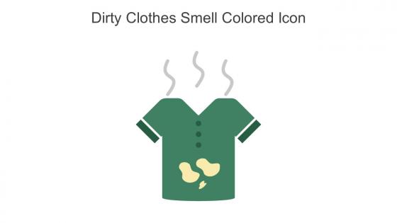 Dirty Clothes Smell Colored Icon In Powerpoint Pptx Png And Editable Eps Format