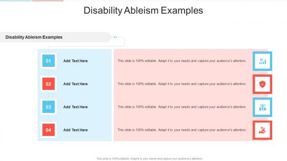 Disability Ableism Examples In Powerpoint And Google Slides Cpb