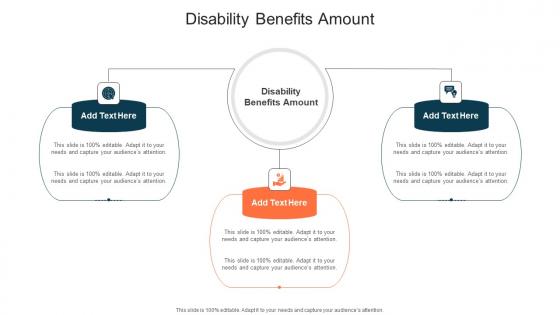 Disability Benefits Amount In Powerpoint And Google Slides Cpb