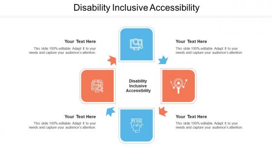 Disability inclusive accessibility ppt powerpoint presentation portfolio information cpb