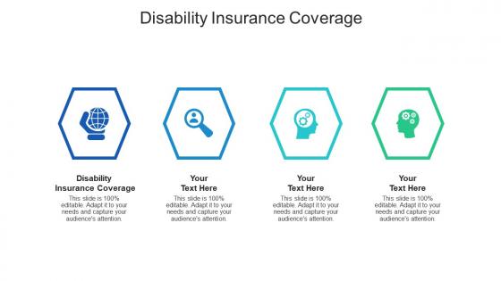 Disability insurance coverage ppt powerpoint presentation model inspiration cpb