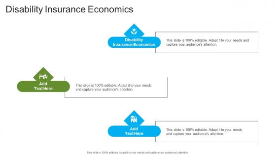 Disability Insurance Economics In Powerpoint And Google Slides Cpb