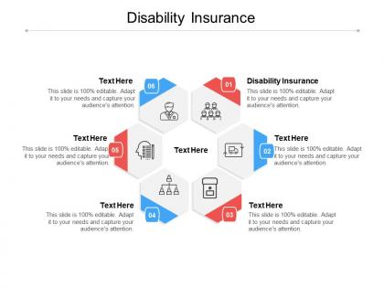 Disability insurance ppt powerpoint presentation gallery inspiration cpb