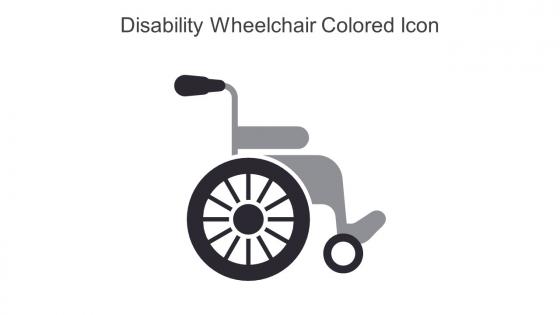 Disability Wheelchair Colored Icon In Powerpoint Pptx Png And Editable Eps Format