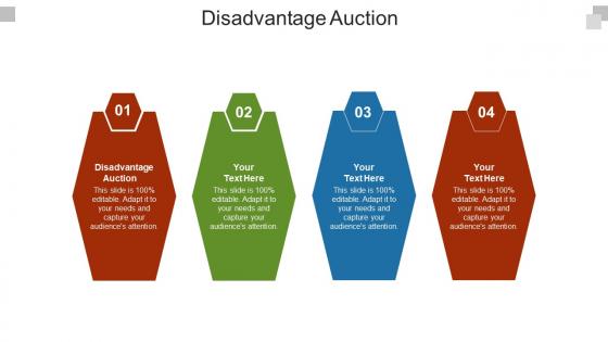 Disadvantage auction ppt powerpoint presentation infographics objects cpb
