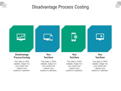 Disadvantage process costing ppt powerpoint presentation professional shapes cpb