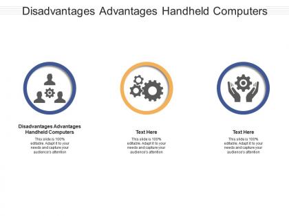 Disadvantages advantages handheld computers ppt powerpoint presentation infographics skills cpb