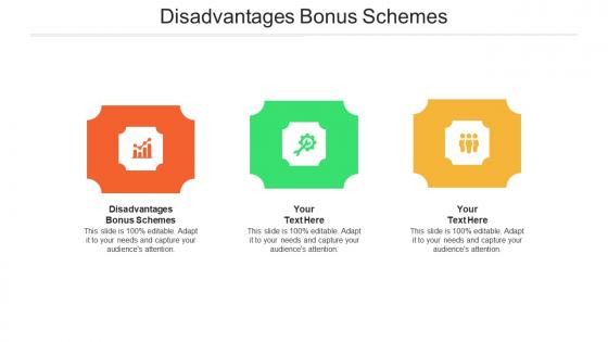 Disadvantages bonus schemes ppt powerpoint presentation infographics file cpb