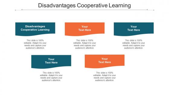 Disadvantages Cooperative Learning Ppt Powerpoint Presentation Portfolio Graphics Cpb