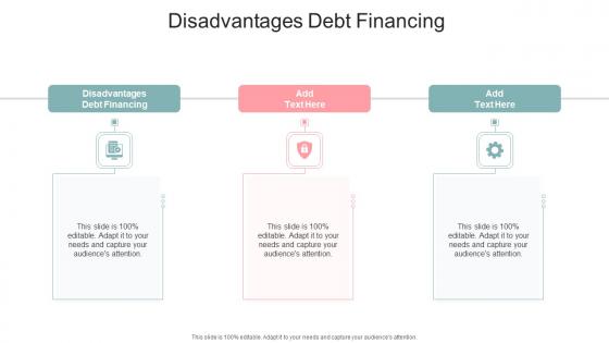 Disadvantages Debt Financing In Powerpoint And Google Slides Cpb